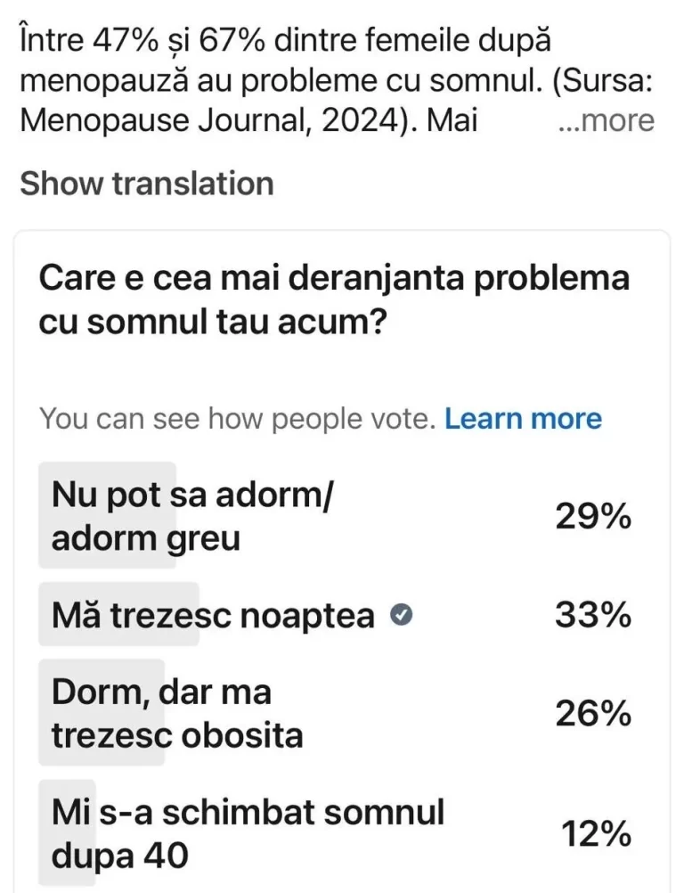 Mirela Olarescu despre somnul femeilor și trezirile de la 3 dimineața